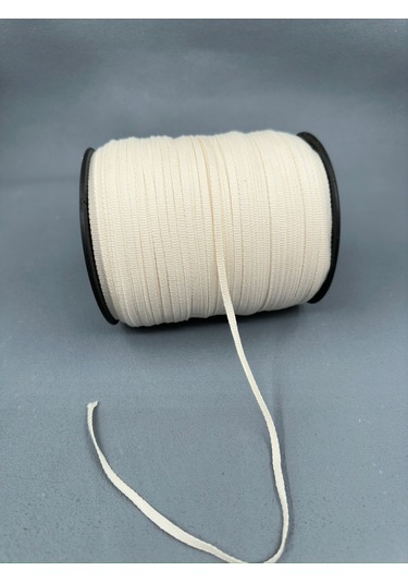 4 Mm Askılık Grogren Şerit 5 Metre - Ekru