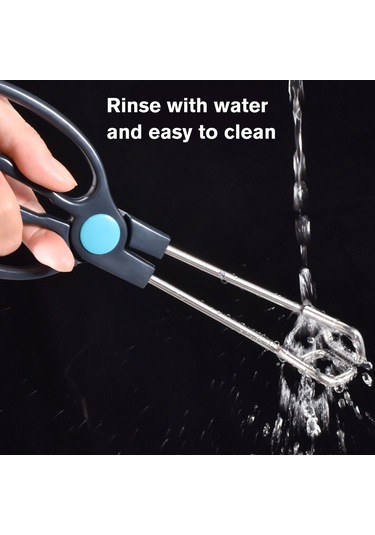 Yuntech01 Siyah Paslanmaz Çelik 430+abs Barbekü Kolu 25cm - Piknik Ve Izgara Yemek Tutucu Çok Renkli