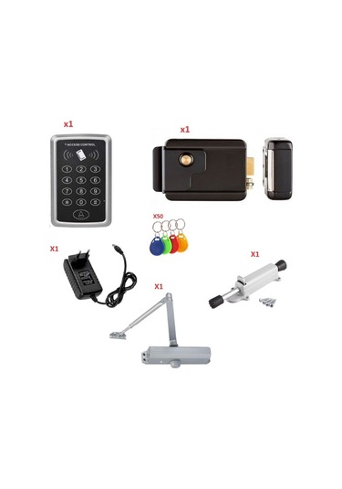 Kartlı Ve Şifreli Geçiş Sistemi Tirajlı Otomat Set