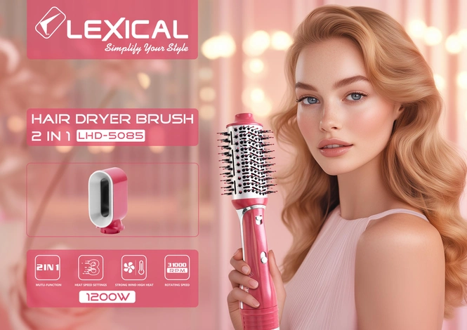 Lexıcal Lhd-5085 2 Si 1 Arada Saç Kurutma-şekillendirme 1200w