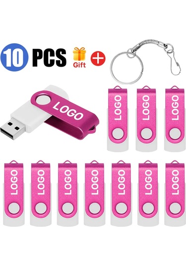 10 Adet/grup Usb 2.0 Flash Sürücü 64 Gb 128 Gb Kalem Sürücü 16 Gb Pendrive 32 Ordu Yeşil 64gb Diğer