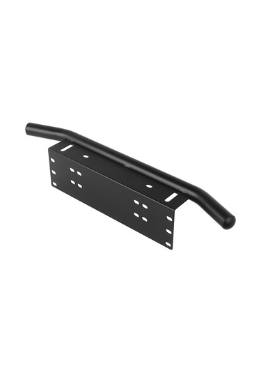 Xindoker Jeep Suv Offroad Için Aluminyum Plaka Tutucu, Ön Bumper Led İş Lambası Konstrüksiyonu Siyah/gümüş Seçenekli