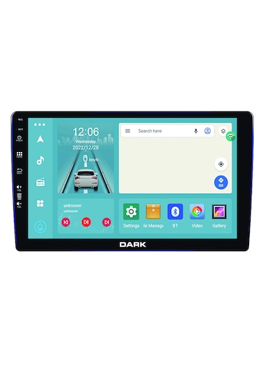 Dark 10" Qled Android 13, 8gb Ram 128gb Hafıza 2dın Carplay & And