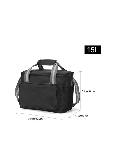 Seyahat, Piknik Ve Barbekü İçin 15l Yalıtımlı Soğutucu Çanta Çok Renkli