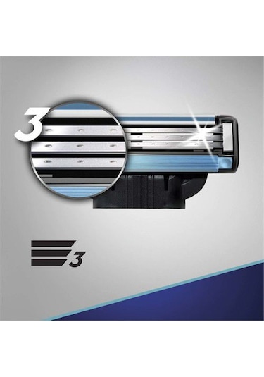 Gillette Mach3 Yedek Başlık 4'lü