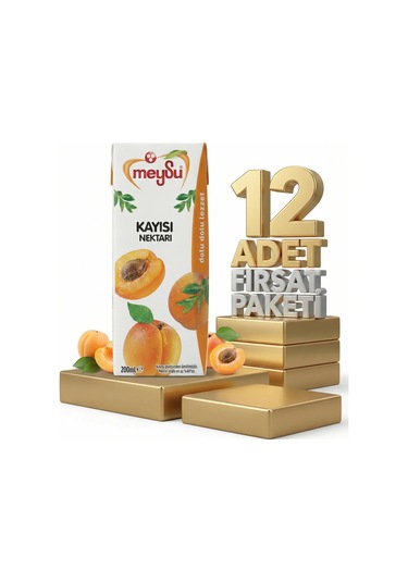 Meysu Nektar Kayısı 12x200 Ml