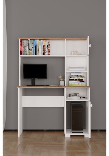 Meta Çalışma Masası Atlantik Çam Beyaz Atlantik Çam Beyaz