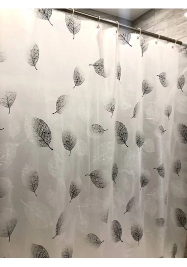 Heavenly Place Banyo Perdesi 180x180 Su İtici 94109812 Siyah