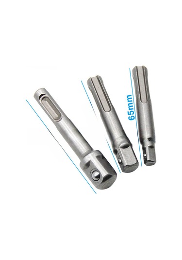 Mufunye Sds Uçlu 65mm Çevirici Bağlantı Aleti - Elektrikli Matkap Ve Darbeli Delici İçin 1/4" Uç Takımı, Dayanıklı Malzeme İle Hızlı Ve Doğru İşleme