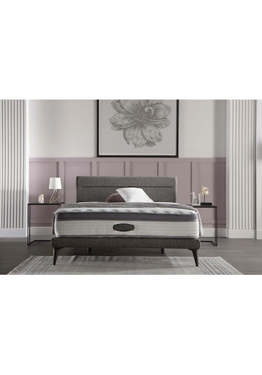 Bellona Flexy Baza Başlık Takımı - Gri 160x200