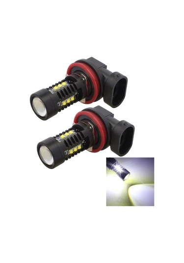 Sones 2 Adet Mz 10w 1080 Lm 5500k H8/h11 12 Xb-d Led Araba Ön Sis Lambası Otomatik Gündüz Farları, Dc 12-24v Beyaz Işık