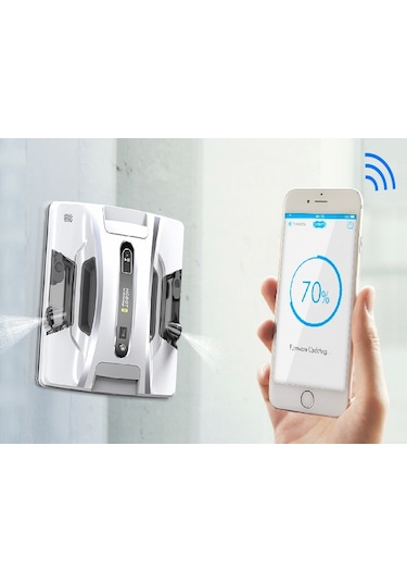 Hobot 2S Dual Ultrasonik Sprey Cam Temizleme Fayans Silme Robotu