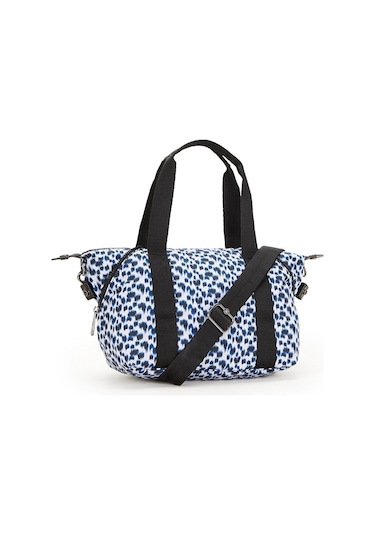 Kıplıng Art Mini Küçük Boy Omuz Çantası Ayarlanabilir Uzun Askısı İle Desenli Curıous Leopard Çok Renkli