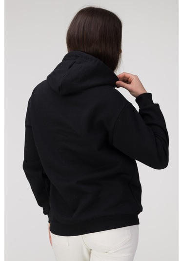 Modagen Unisex Siyah Oversize Hırka Siyah