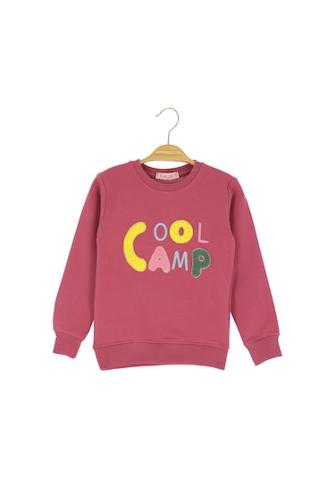Kız Çocuk Sweatshirt Gül Kurusu