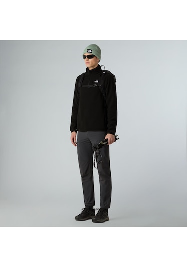 The North Face M Glacier Fleece 1/4 Zip Jacket Erkek Polar-30541 Siyah