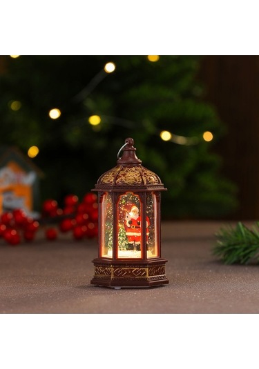 Novahub Yeni Yaratıcı Süsleme Stil Parlayan Noel Mum Melek Masaüstü Lambası Işık Işık Gece Altıgen 14 Ub 14