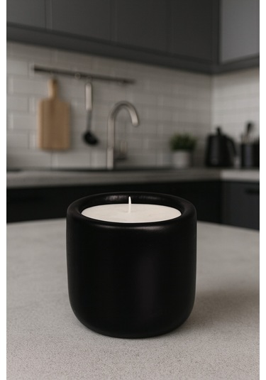 Dekoratif Kokulu Mum Love Siyah