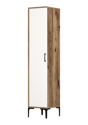 Variant Kumsal 1 Kapılı S Gardrop - Ceviz / Beyaz