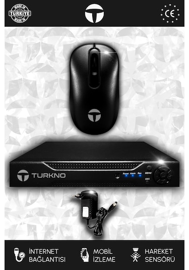 Turkno Navea 8 Kanal AHD DVR Xmeye Hibrit Kayıt Cihazı