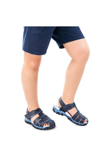 Kiko Kids Erkek Çocuk Sandalet Arz 2356 Lacivert