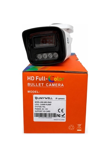 Unıywell İp Dual Led Bullet Kamera Akıllı Çift Işık