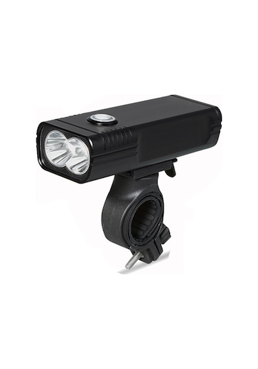Schulzz 20.000 Lümen 2T6 Led Usb Şarj Bisiklet Farı Lambası Siyah