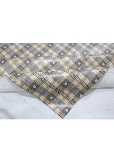 Astarlı Silinebilir Pvc Muşamba Masa Örtüsü C57-5-kahve