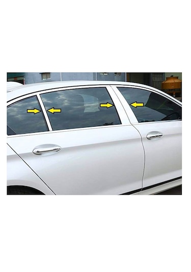 Renault Megane 4 Krom Cam Direği Sağ Sol Takım 6 Prç 2016-2025 Uyumlu
