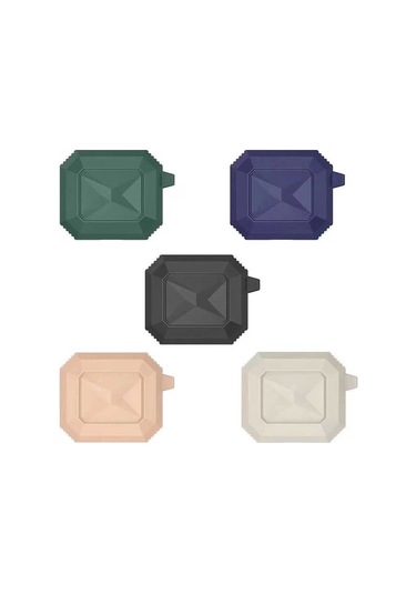 Airpods Uyumlu 3. Nesil Kılıf Zore Airbag 25 Silikon Yeşil