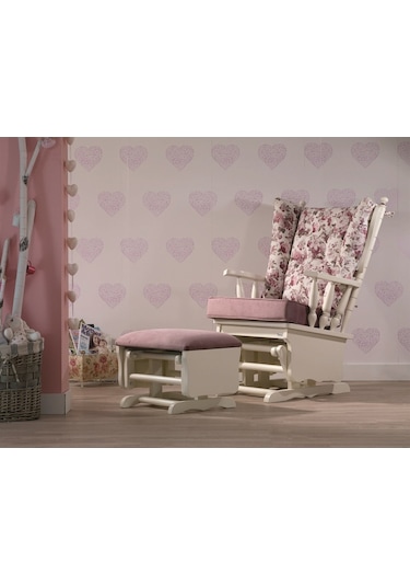 Meltem Kids Sallanır Emzirme Dinlenme Koltuğu + Markiz ( Krem - Çiçekli (2016-2019))