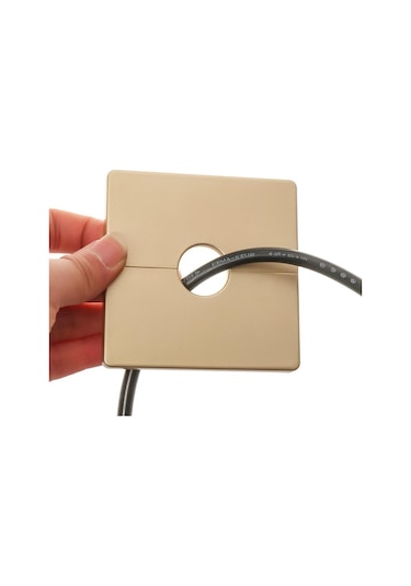 Sones Kare Delik Dekorasyon Kapağı Duvar Deliği Tıkacı, Stil: 2.2cm Delik Altın