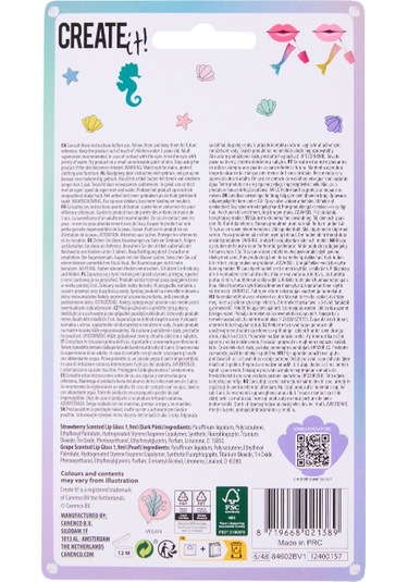 Create It Dudak Parlatıcısı Seti - Pembe Mor - Mermaid