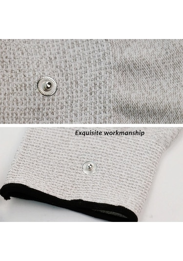 Tongxida Bej Renk Akupunktur Terapi Makinesi Masaj Eldiveni Etkili Cihazı Bej