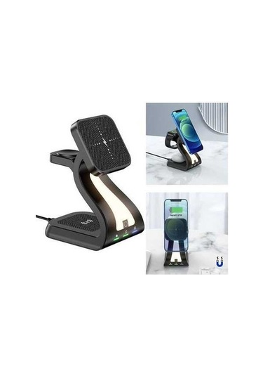 Tongxida 15w Hızlı Kablosuz Şarj Cihazı, Manyetik Telefon Standı, Çok Fonksiyonlu Şarj Aparatı, Sanbuyos Diğer