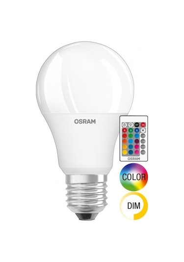 Osram 9W Rgb Uzaktan Kumandalı Led Ampul Renk Değiştiren