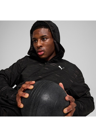 Puma Tad Essentıals Aop Erkek Dokuma Ceket 526734 01 Siyah