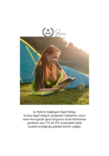 Uykutulumu Kamp Piknik Karavan Outdoor Hafif Taşınabilir Polyester Elyaf Dolgulu Kapitoneli Başlıks Diğer