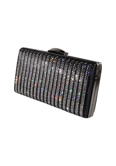 Cam Taşlı Siyah Abiye Çanta. Siyah Abiye Çanta. Kadın Taşlı Siyah Abiye Çanta. Gece Çantası. Siyah