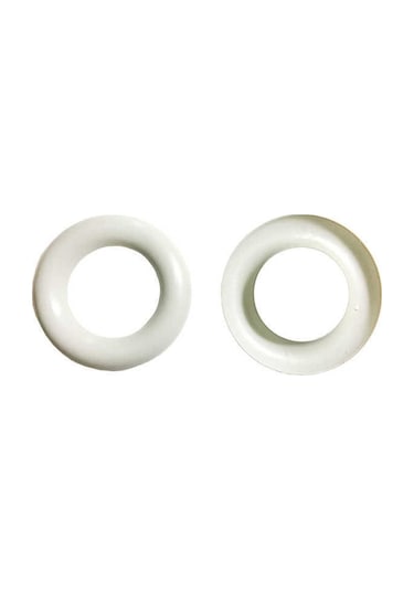 Tahtakaletoptanci Plastik Simit Yuvarlak Sade Kapı Süsü Için 1 Çift (2 Adet)