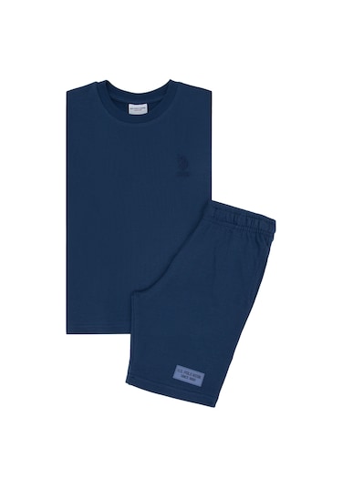 U.s. Polo Assn. Erkek Çocuk İndigo Pijama Takım 50310802-vr028 İndigo
