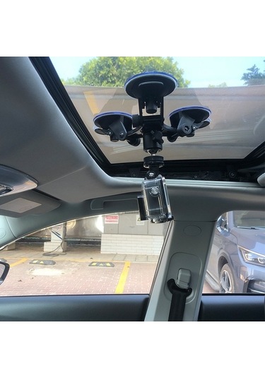 Wondernest Araba Genel Amaçlı Vakumlu Araç Braketi, Ptz + Gopro Vida İle Sabit Cam Video Çekim Tabanı Çok Renkli