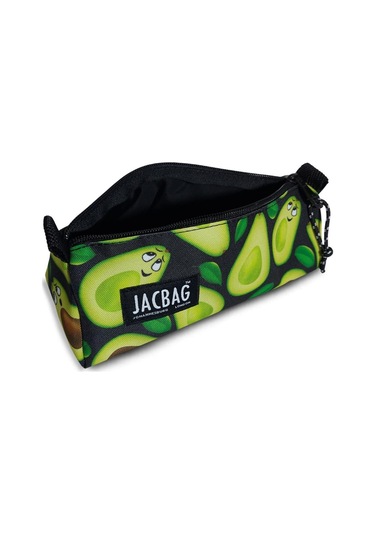 Jacbag Avokado Kız Çocuk Tek Bölmeli Üçgen Okul Ve Ofis Kalem Kutusu Çok RENKLİ