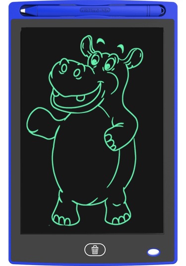 Snapbuy 8.5 İnç Lcd Çocuk Yazı Ve Çizim Tableti, Erken Eğitim Ve Uzaktan Öğrenim İçin El Yazı Tahtası Mavi