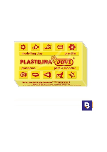 Jovı Oyun Hamuru Sarı Plastılına 50 Gr