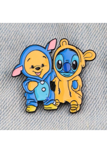 Karikatür Emaye Iğneler Sevimli Broş Kadın Yaklaştırma Iğneler Rozet Sırt Çantası Kostümü 3 3