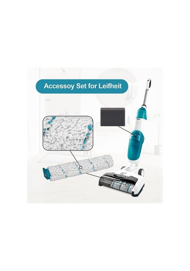 Xiyyadms Leifheit Regulus Aqua Powervac İçin Hepa Filtreli Yüksek Emişli Islak-kuru Süpürge Fırçası Ve Sünger Seti