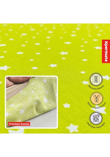 Katlanır Sünger Yatak,çocuk Yer Minderi, 60x120 Yeşil