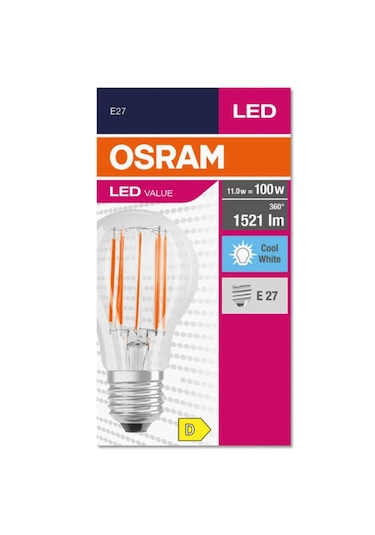 Osram Value Cla100 11w Gün Işığı E-27 1521lm Led Ampul