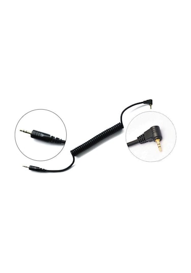 Dslr Kumandaları İçin Canon Uyumlu C6 C1 E3 Adaptör Kablo Spiral